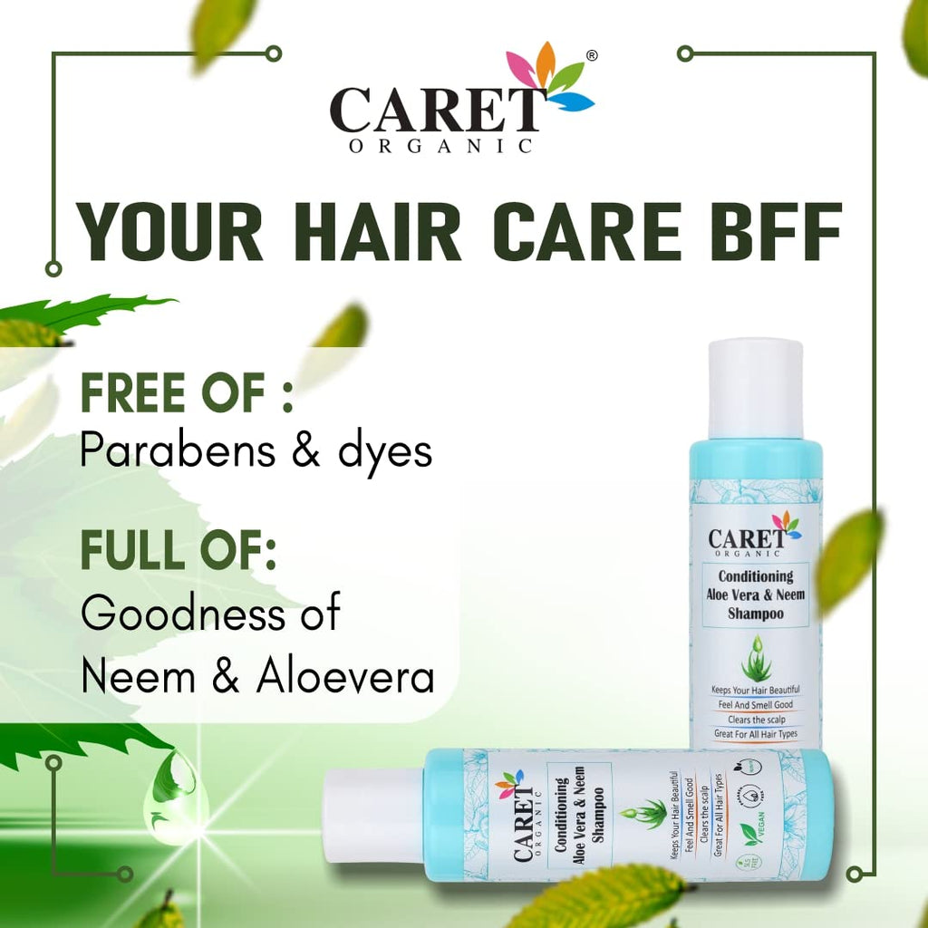 Caret Organic Conditioner With Aloevera & Neem - 100 ml