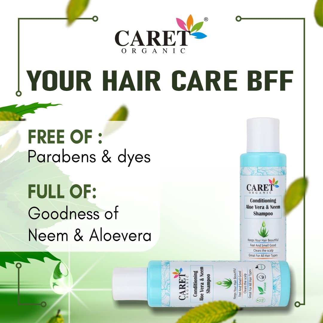 Caret Organic Conditioner With Aloevera & Neem - 100 ml