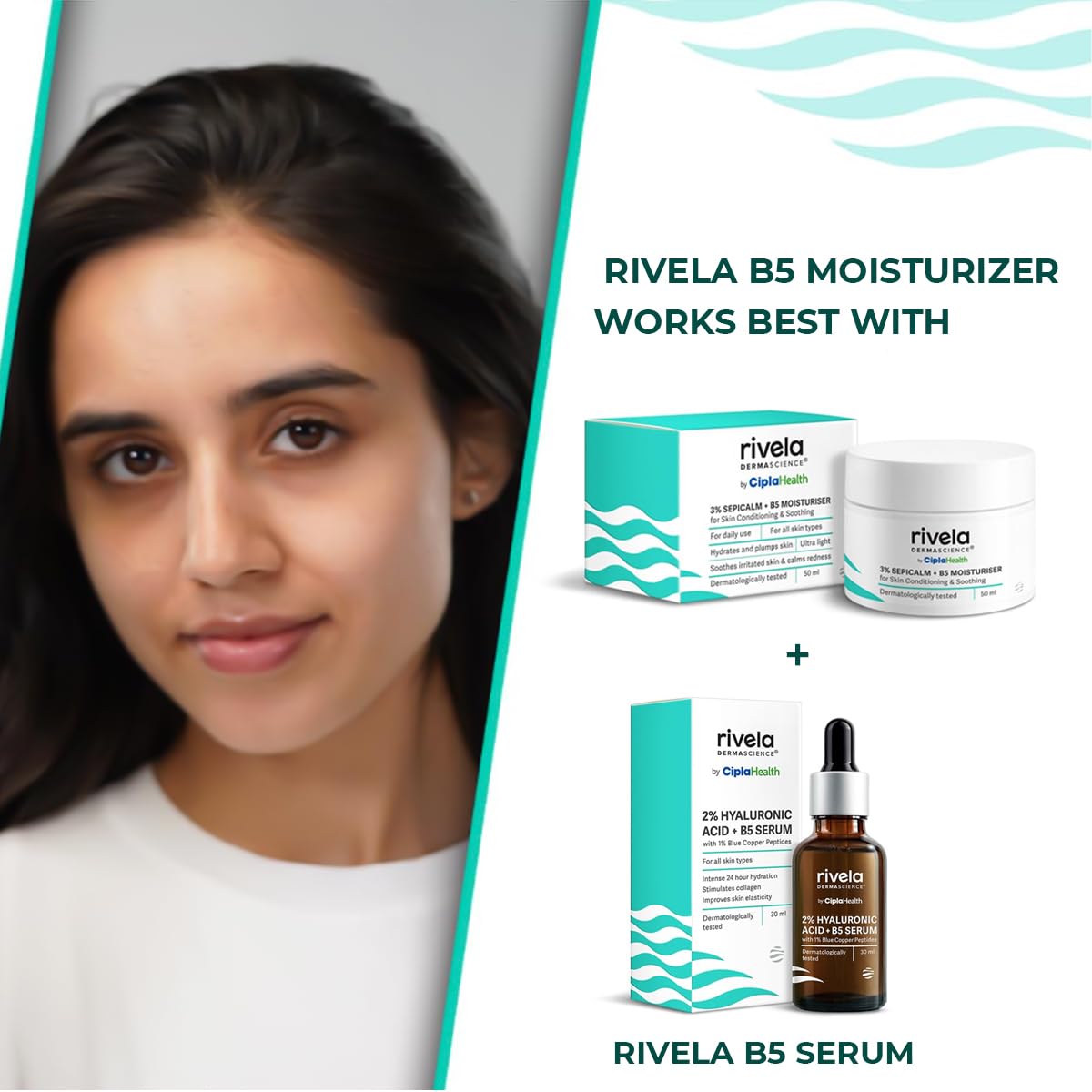 Rivela Dermascience By Cipla B5 Moisturizer Cream - 50 ml