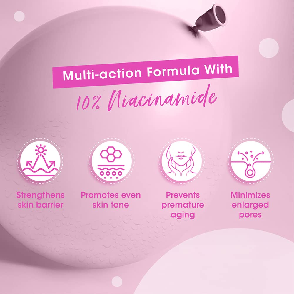 Simple Booster Serum 10% Niacinamide Provides Even Skin Tone & Hydration, Light Weight, Paraben Free, No Perfume, No Alcohol, Biodegradable, 15 ml