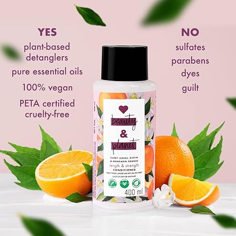 Love Beauty & Planet Curry Leaves, Biotin & Mandarin Natural Conditioner - 200 ml