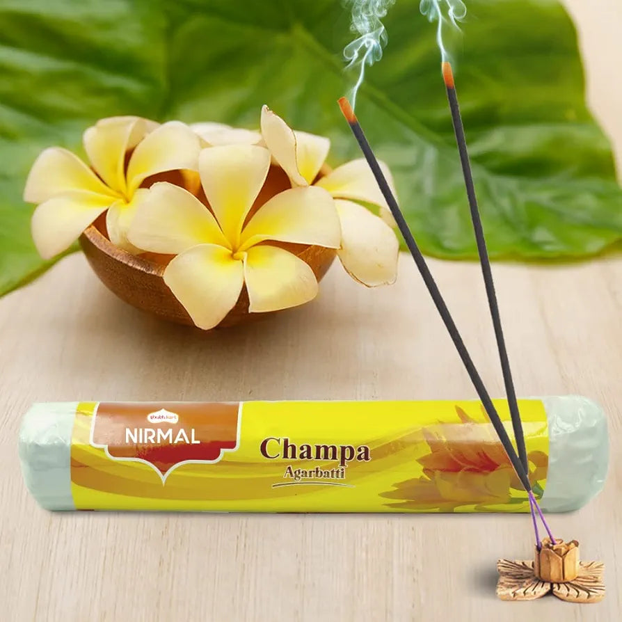 Shubhkart Nirmal Champa Agarbatti Muttha Pack 250g Long Lasting Incense Sticks