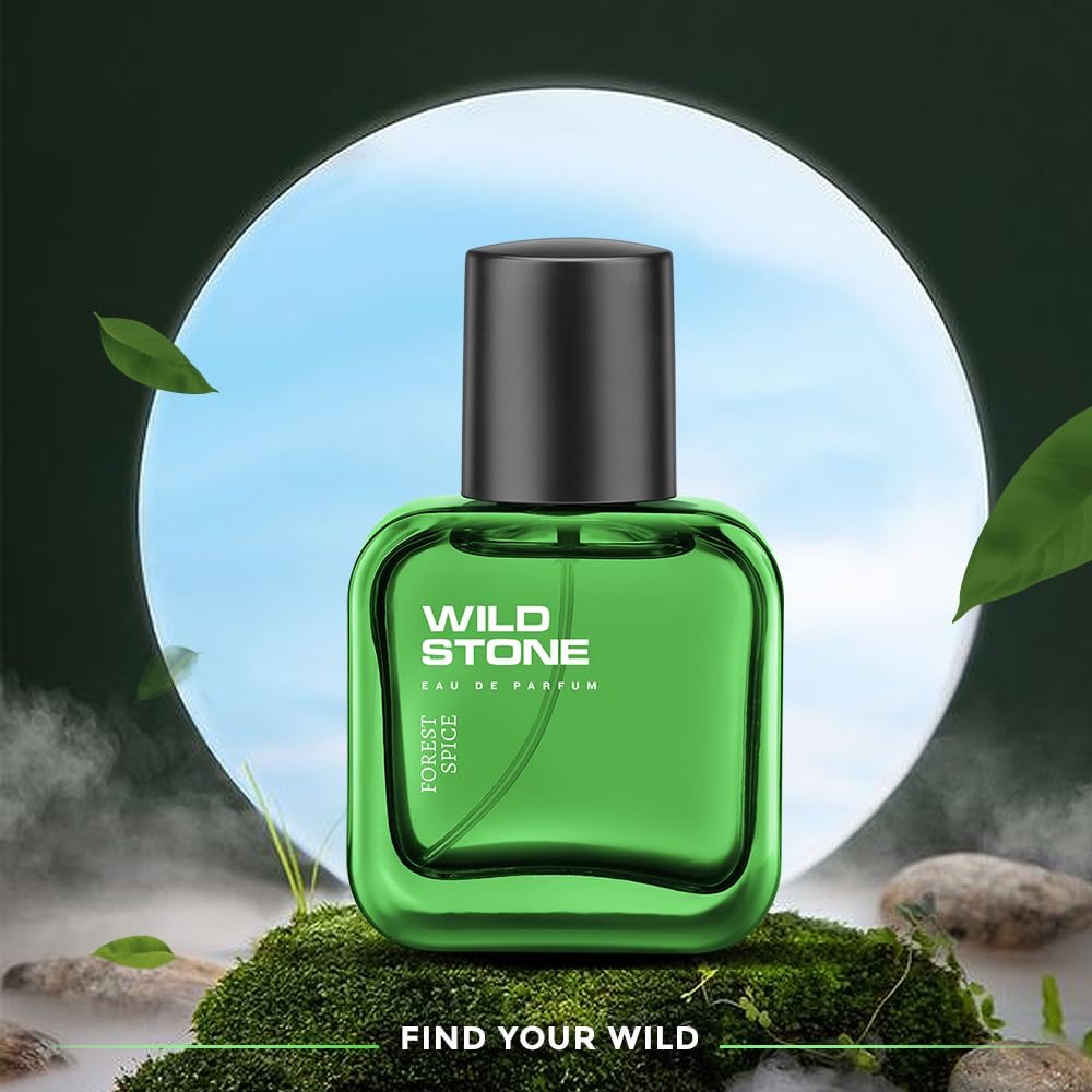 Wild Stone Forest Spice Perfume for Men, 30ml| Eau De Parfum|Premium Luxury Long Lasting Fragrance Spray for Men