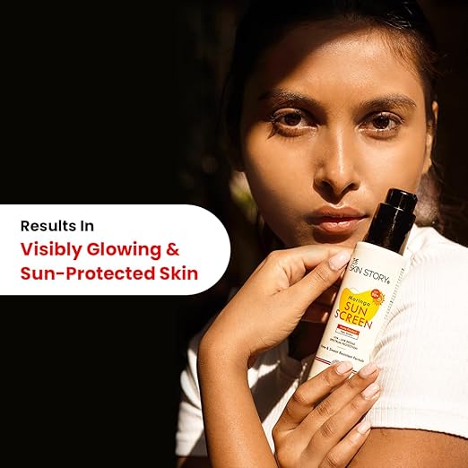 The Skin Story Moringa Sunscreen SPF 50 Broad Spectrum UVA & UVB Protection - 100 gms