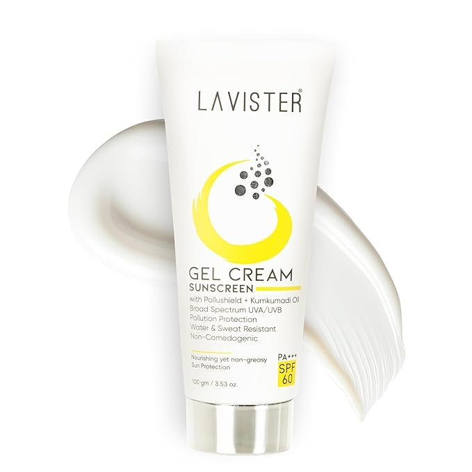 Lavister Gel Cream Sunscreen SPF 60 PA+++ - 100 gms