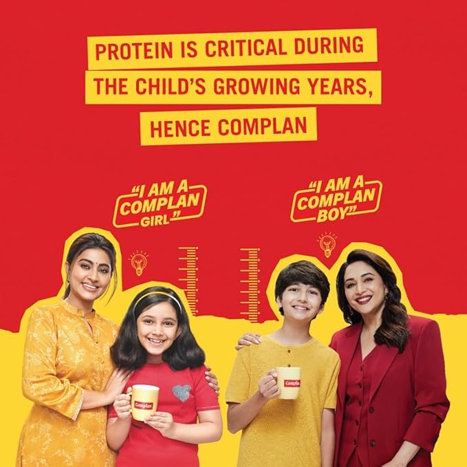 Complan Nutrition Drink Powder for Children Kesar Badam Flavour - 500 gms Carton
