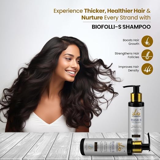 Lio Cosmeds Biofolli-S Anti Hair Fall Shampoo for Hair Growth - 100 ml