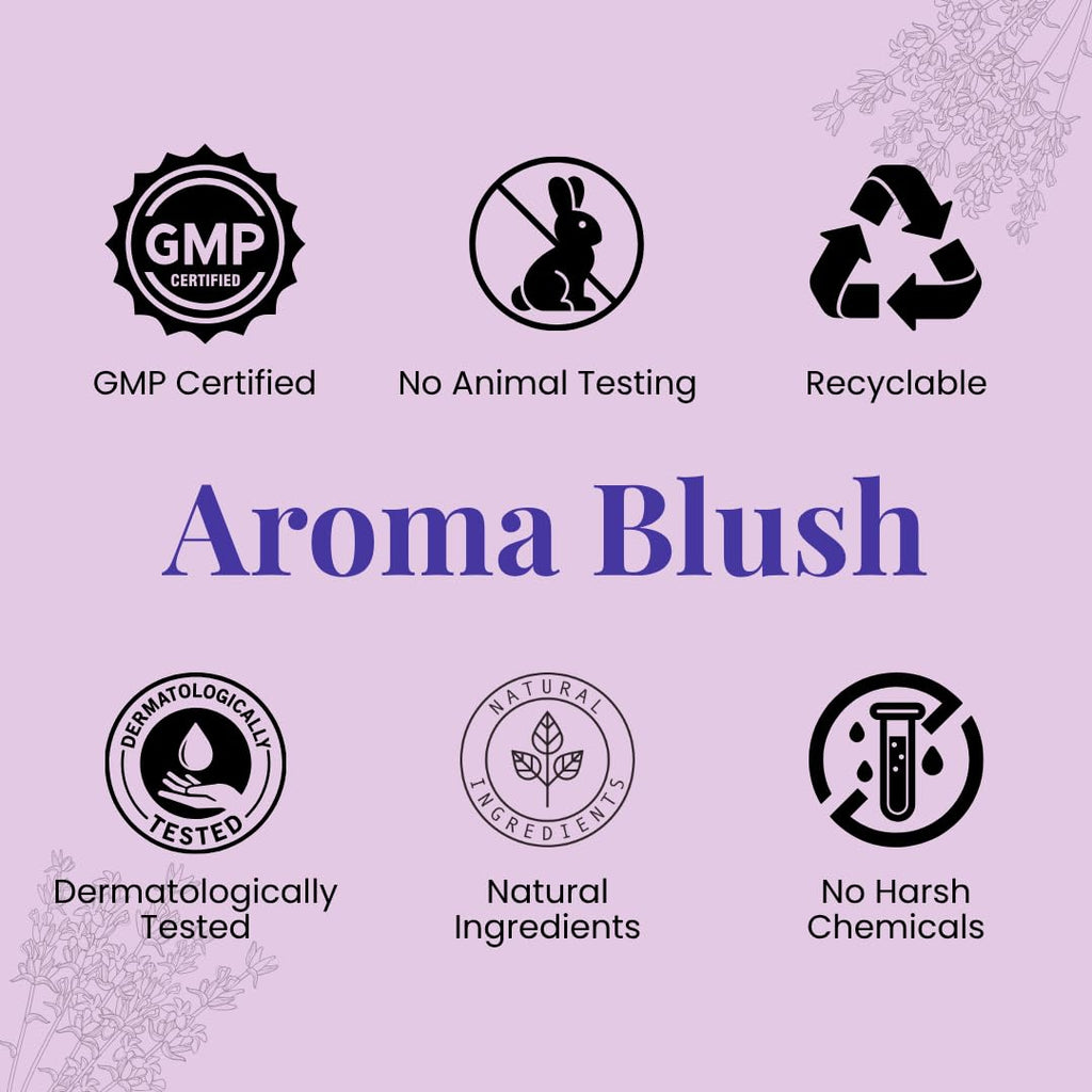 Aromablush - Lavender Dream Shower Gel | Calming Lavender, Vanilla & Vitamin E | Deep Hydration | Relaxing Scent, Sulfate-Free, Paraben-Free | Soothing Aromatherapy for Sensitive Skin | 300ml