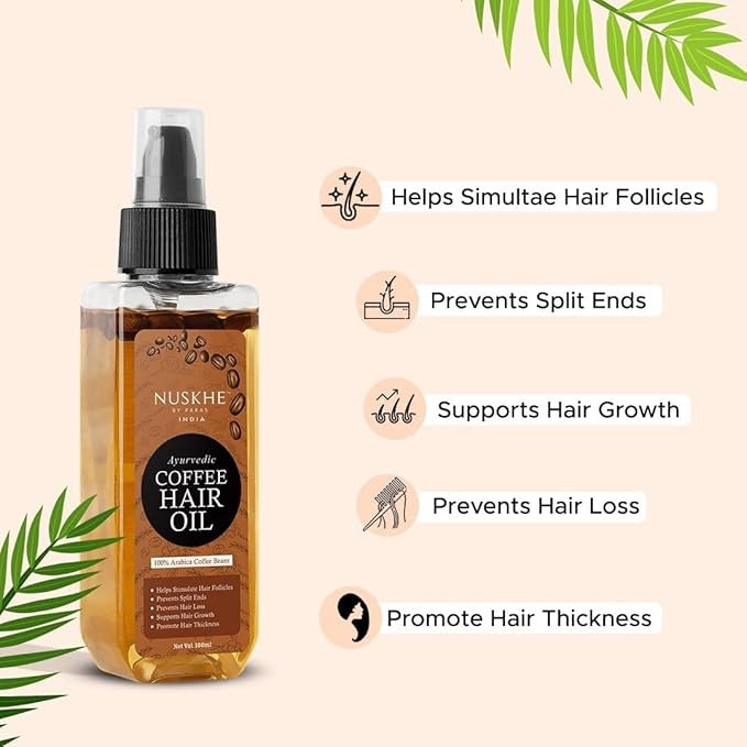 Nuskhe By Paras Ayurvedic Coffee Hair Oil - 100 ml
