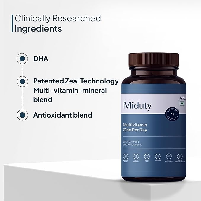 Miduty By Palak Notes Multivitamin One Per Day Capsules -  30 Caps
