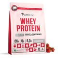 Trunativ Pro Blend Whey Protein Powder Isolate & Concentrate | 100% Light & Clean Protein Powder | 26g Protein | 6g BCAA | 12.52g EAA | No added sugar | Strawberry 2lbs (907g)