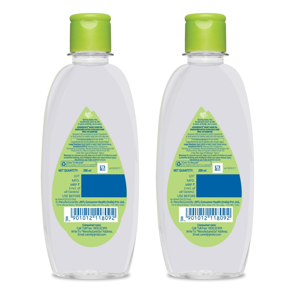 Johnson's Baby Hair Oil with Avocado