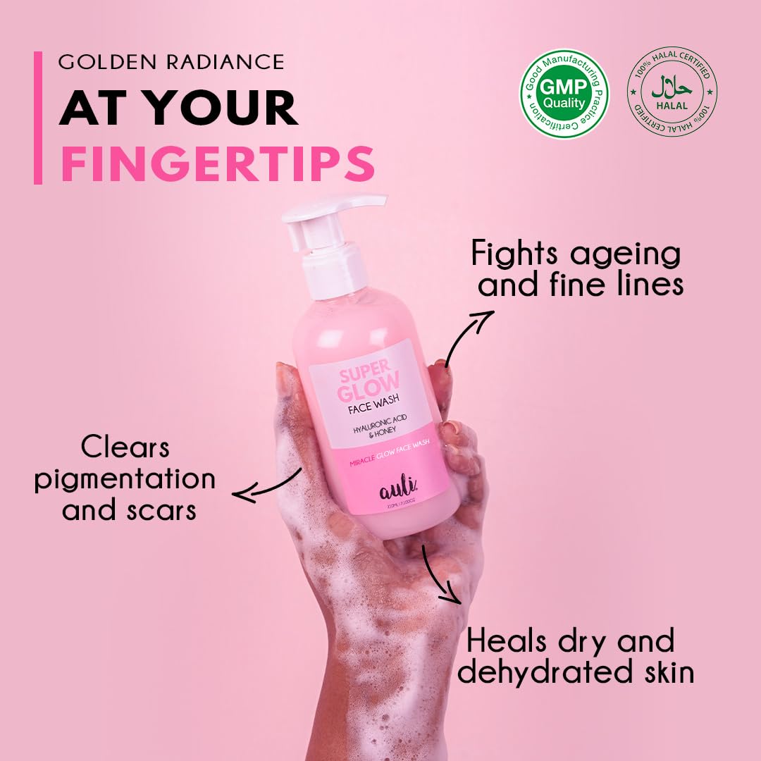 Auli Super Glow Face Wash - 210 gms