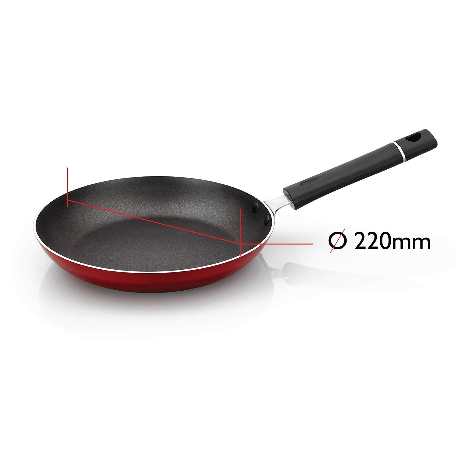 Cello Non Stick Induction Base Aluminium Taper Pan