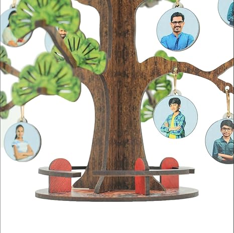 Mittimate Diy Family Tree for Kids Age 8 to 12 Year Old Make Your Own Wooden Diy Model  3D Model Building Kit