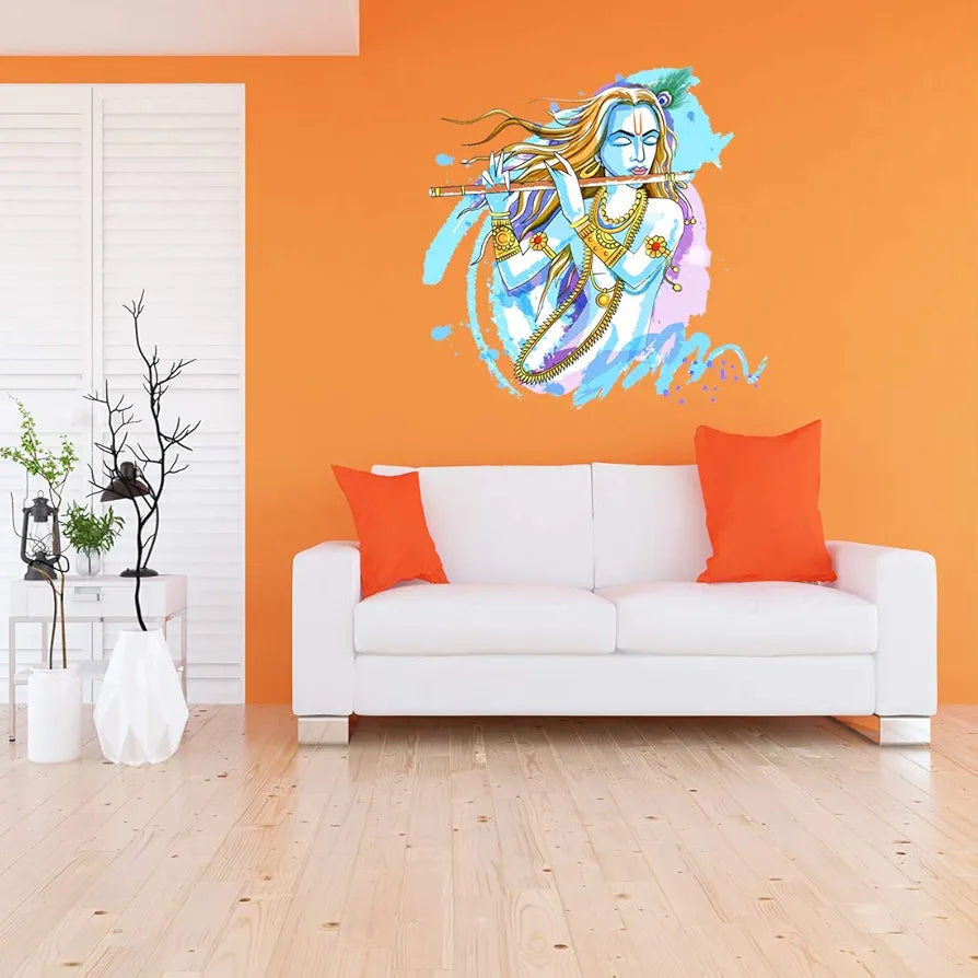 Rangoli White Glossy Vinyl Wall Sticker Premium Self-Adhesive Waterproof Parent-4 Design-11