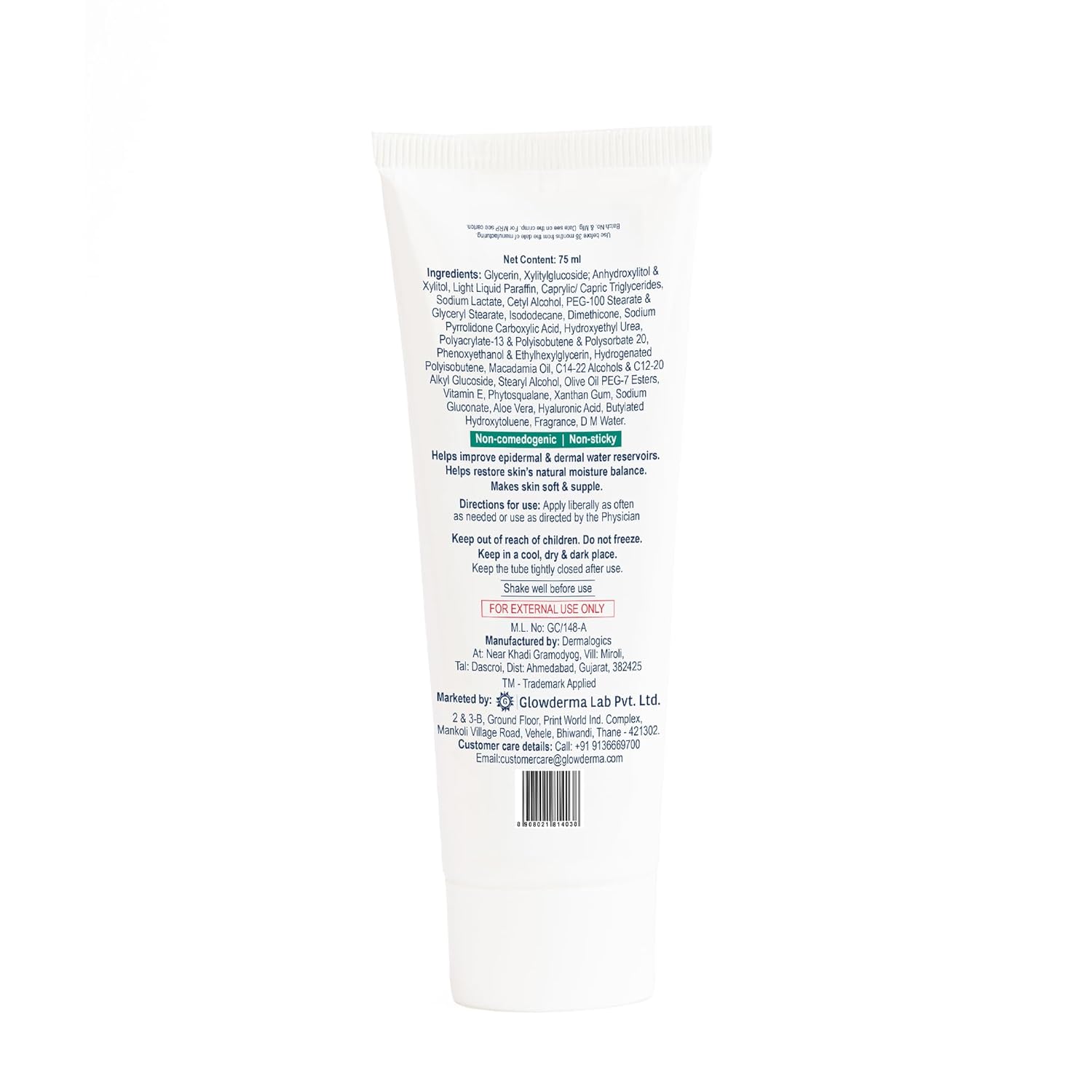 Moiz LMF 48 Lotion | 48 Hour Long-Lasting Moisturizer | Formulated with 17 Moisturizers | Non-Comedogenic | Paraben & Cruelty-Free - 75ml