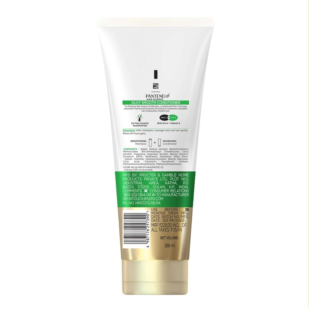 Pantene Advanced Hairfall Solution Anti-Hairfall Silky Smooth Conditioner - 180 ml