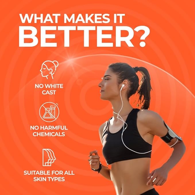 Elemnt Invisible Clear Zinc Sports Sunscreen SPF 50 - 50 gms