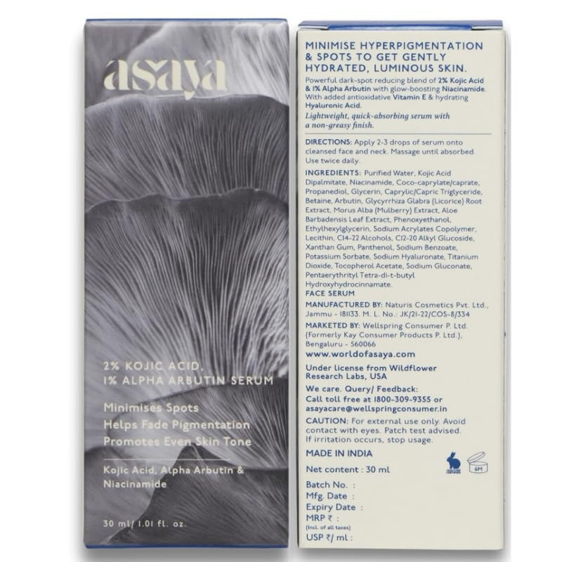 Asaya 2% Kojic Acid Serum - 30 ml