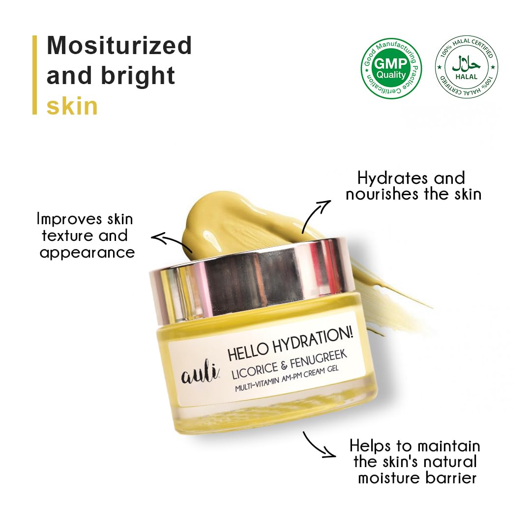 Auli Hydrating Gel Cream Moisturizer - 60 gms