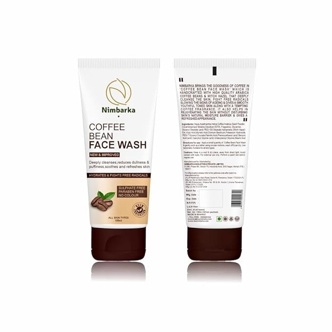 Nimbarka Coffee Bean Face Wash - 100 ml