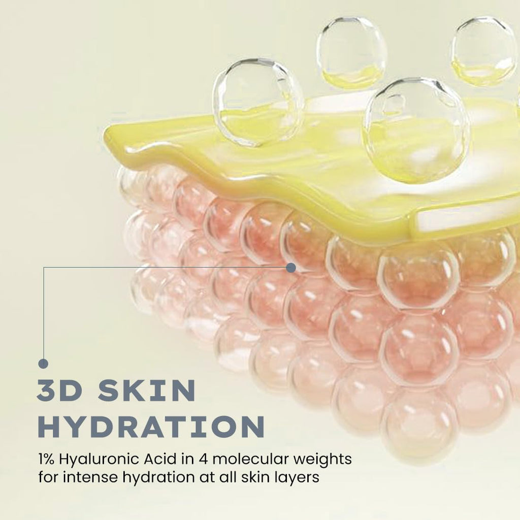 Hyphen 1% Hyaluronic Ultra Light Water Sunscreen SPF 50 PA ++++ | In-Vivo certified | Broad Spectrum & Blue Light Protection | No White Cast | Contains 5% Antioxidants Niacinamide Vitamin E| Korean Sunscreen for Men & Women | 50ml