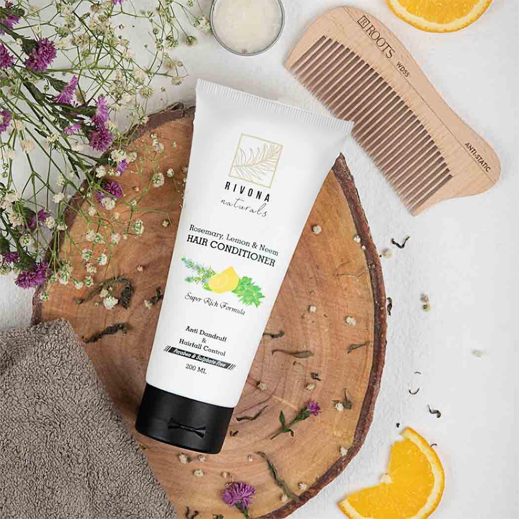 Rivona Naturals Rosemary, Lemon & Neem Hair Conditioner - 200 ml