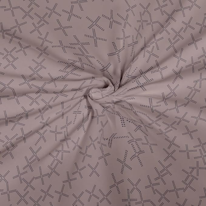 Dreamlet All Around Elastic Supersoft 210tc Premium Cotton Elastic Fitted Bedsheets With 2 King Size Pillow Covers | Brown
