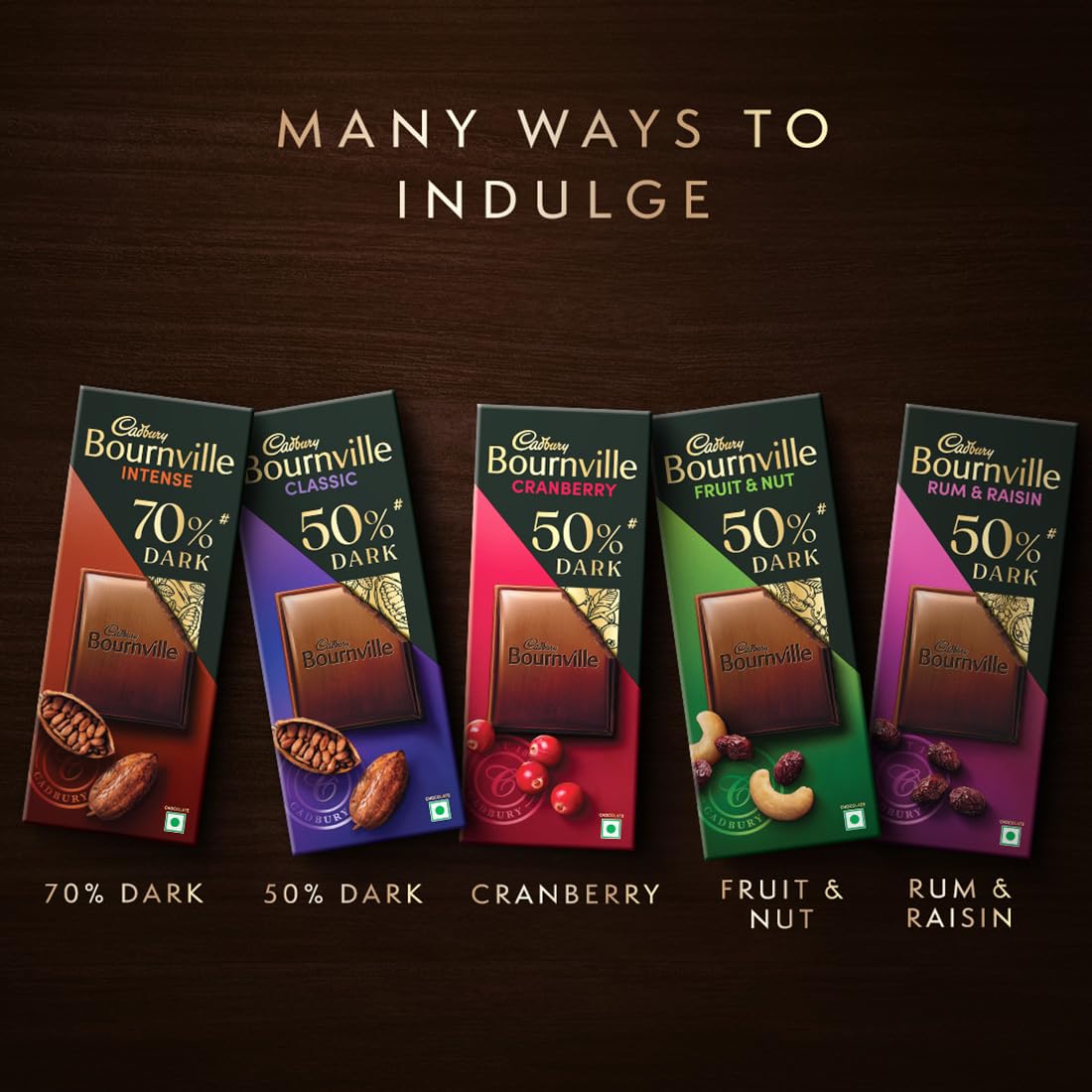 Cadbury Bournville Cranberry Dark Chocolate Bar