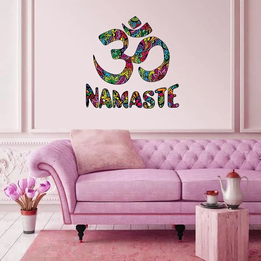 Rangoli White Glossy Vinyl Wall Sticker Premium Self-Adhesive Waterproof Parent-2 Design-8