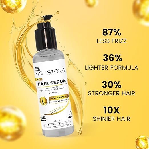 The Skin Story Anti-Frizz Hair Serum Non-Sticky Protection&Shine - 100 ml
