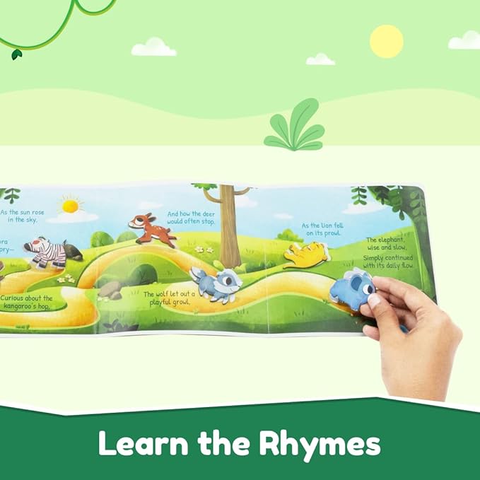 Bloomingo Puzzle Kit for Kids | Mommy and Me - A Happy Farm Family | Jungle Journey