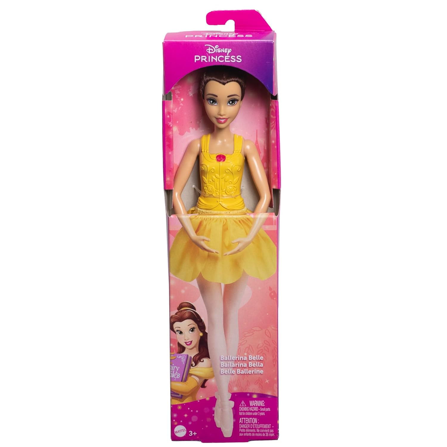 Mattel Disney Princess Toys Posable Ballerina Belle Doll
