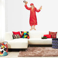 Rangoli White Glossy Vinyl Wall Sticker Premium Self-Adhesive Waterproof Parent-6 Design-23