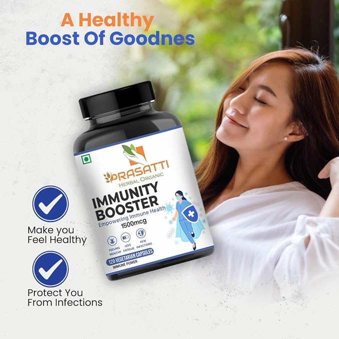 Prasatti Herbal Organic Plant Based Wellness 1500mg  - 120 Caps