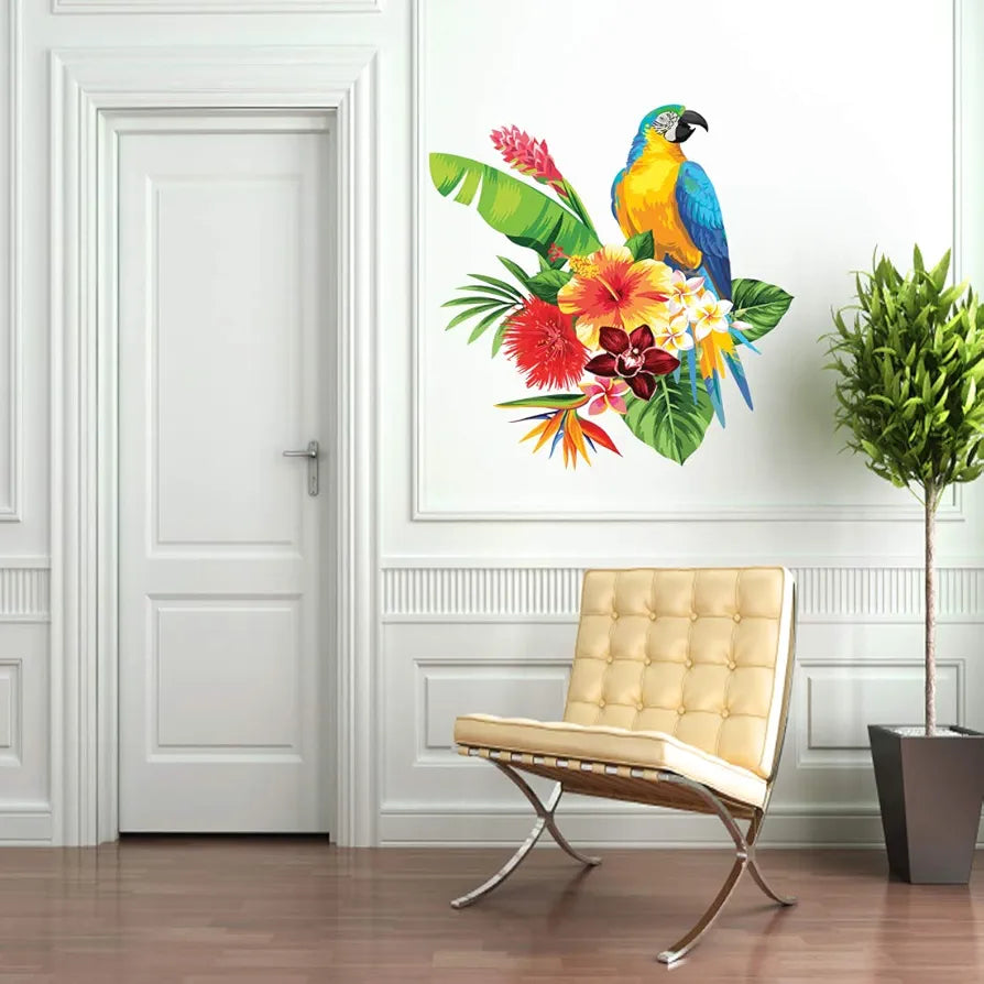 Rangoli White Glossy Vinyl Wall Sticker Premium Self-Adhesive Waterproof Parent-14 Design-9