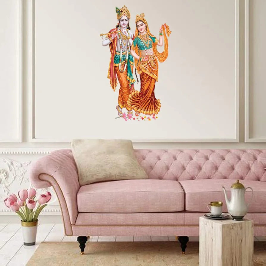 Rangoli White Glossy Vinyl Wall Sticker Premium Self-Adhesive Waterproof Parent-5 Design-20