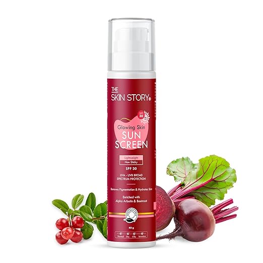 The Skin Story Glowing Sunscreen SPF 30 PA++ - 40 gms