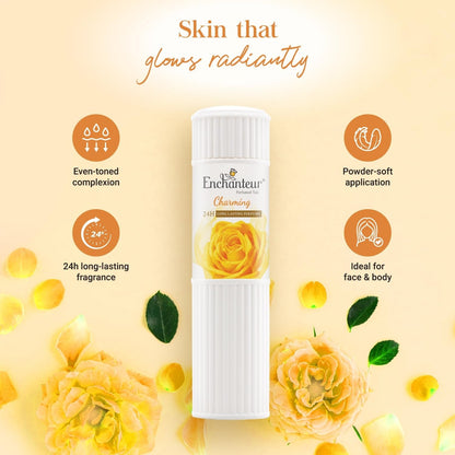 Enchanteur Charming Perfumed Talc Powder - 250 gms