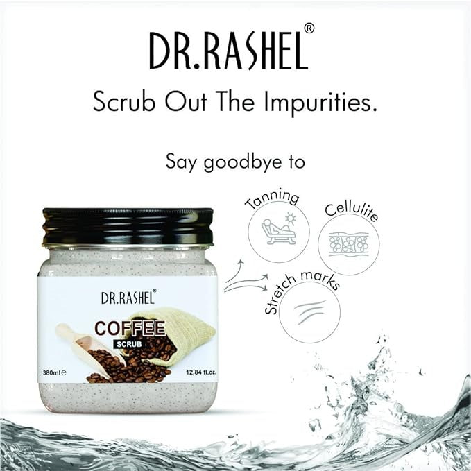 Dr.Rashel Coffee Scrub Face & Body Re-Sculpting Scrub - 380 ml