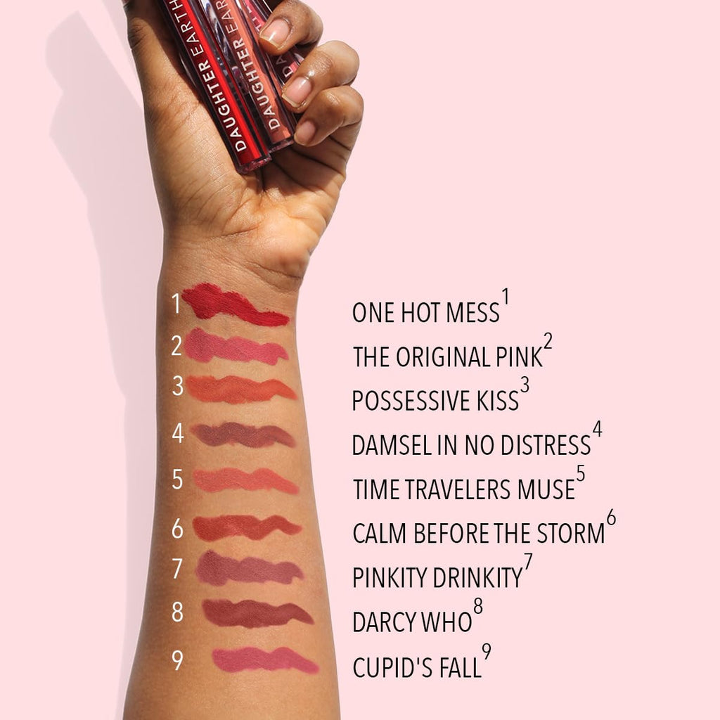 Daughter Earth Liquid Lipstick With Vitamin E & Hyaluronic Acid the Original Pink - 5.0 Ml