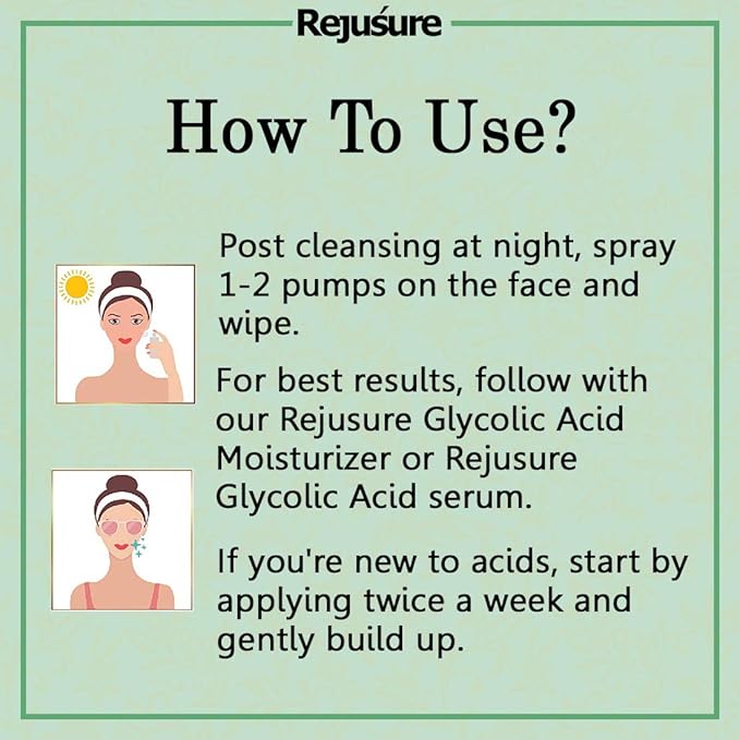 Rejusure Glycolic Acid Face Mist - 100 Ml