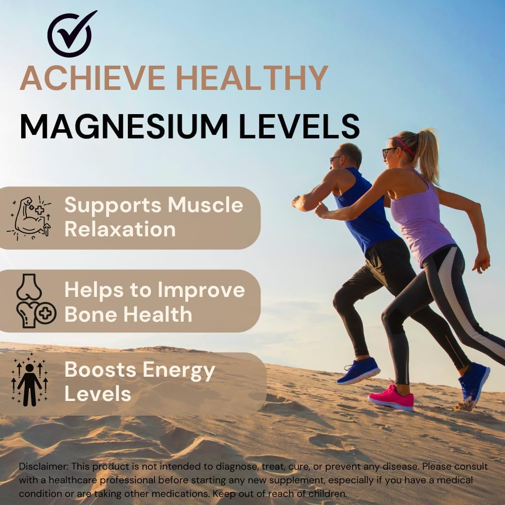 Pure Nutrition Magnesium Glycinate with Zinc Supplement 350 mg - 120 Tablets | High Absorption Magnesium Supplement for Bone, Muscle & Nerve Vitality | Supports Calm, Sleep Quality & Cramp Relief