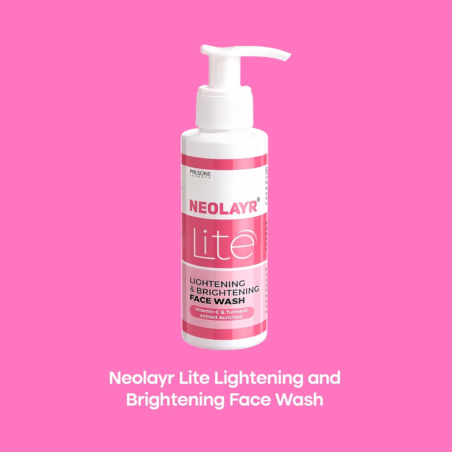 Lite Lightening & Brightening Face Wash | Enriched with Vitamin C and Turmeric Extract | Darkspots FaceWash| Reduces Scars | 100 ML