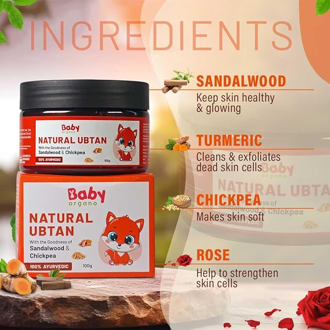 Babyorgano Natural Ubtan - 100 gms