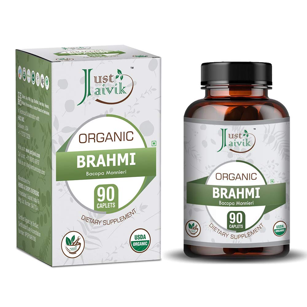 Just Jaivik Organic Brahmi - 90 tabs