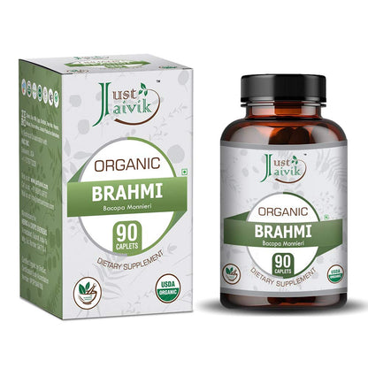 Just Jaivik Organic Brahmi - 90 tabs