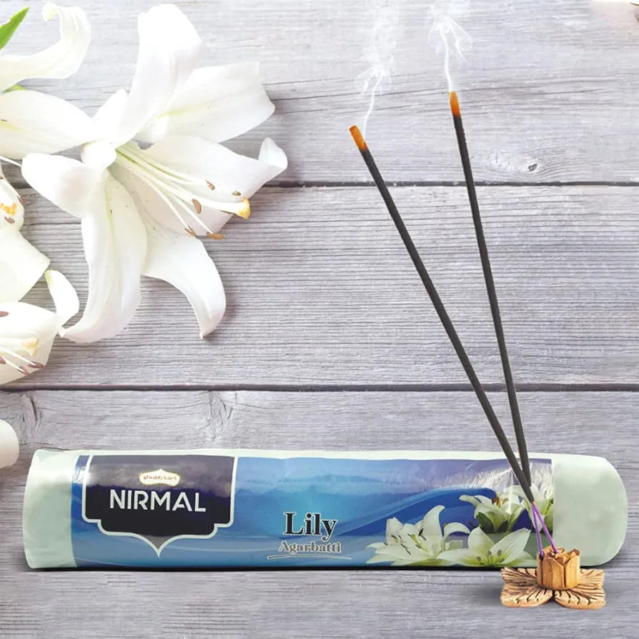 Shubhkart Nirmal Lily Agarbatti Muttha Pack 250g Long Lasting Incense Sticks