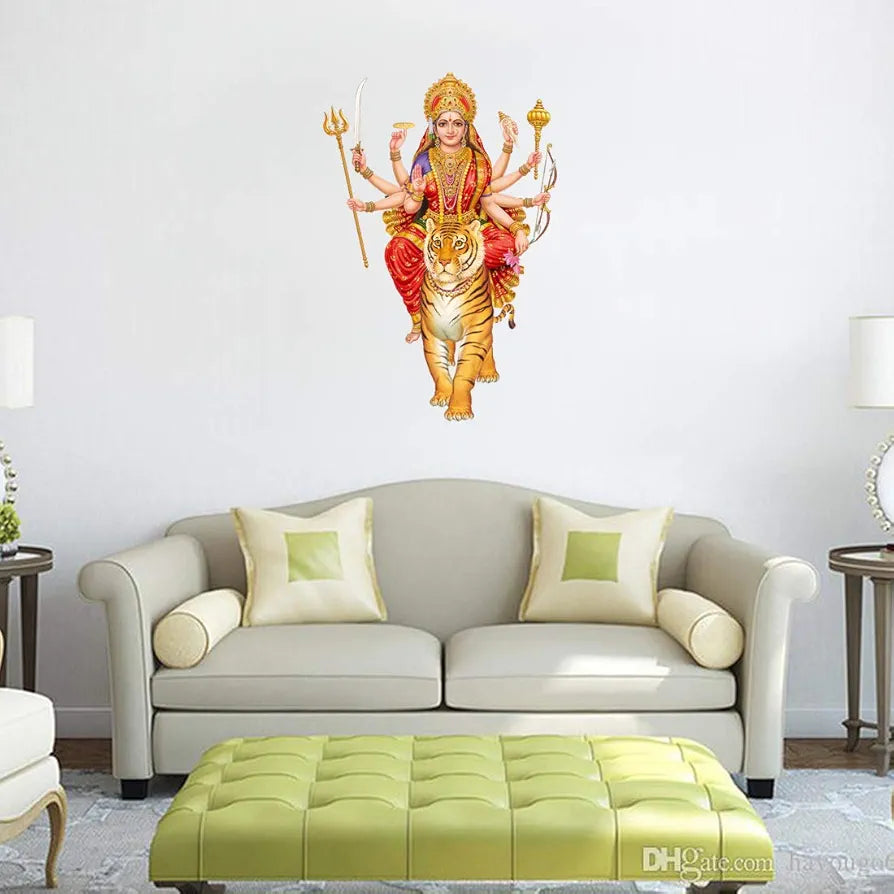 Rangoli White Glossy Vinyl Wall Sticker Premium Self-Adhesive Waterproof Parent-6 Design-15